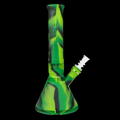 EYCE Silicone Beaker Bong with Ice Catcher and Hidden Jar