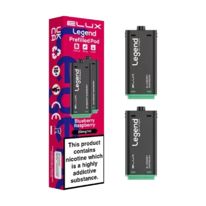 Elux Legend 1500 Prefilled Pod Blueberry Raspberry