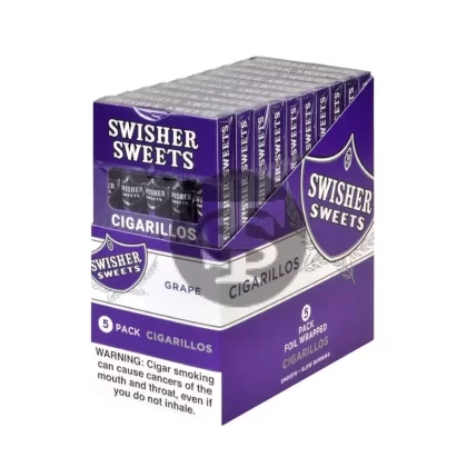 Swisher Sweets Cigarillos 10 Packs of 5 Grape