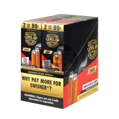 Good Times Level Up Sweet Cigarillos 99c, 30 packs of 2