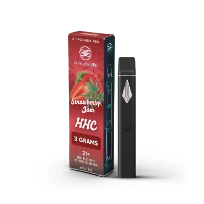 Cannabis Life Strawberry Jam HHC Disposable Vape Pen