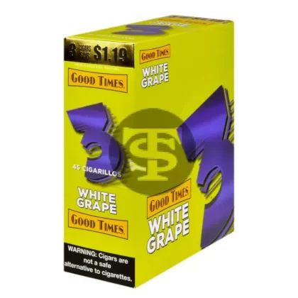 Good Times Cigarillos White Grape 45ct, $1.19
