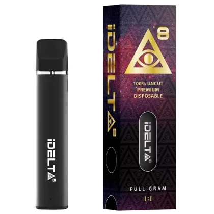 iDELTA8 Gold – Disposable Delta 8 Vape Pen + CBD 1 and 2 Gram 1:1