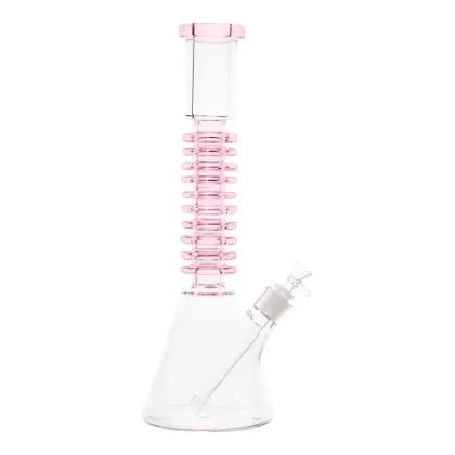 Pink Griptonite Beaker Bong – 16in