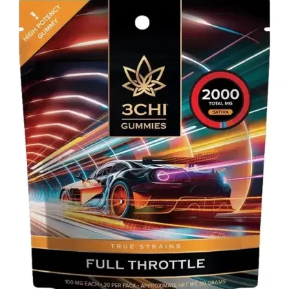 3Chi True Strains Gummies – Full Throttle