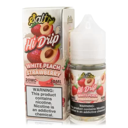 Hi-Drip White Peach Strawberry Salts