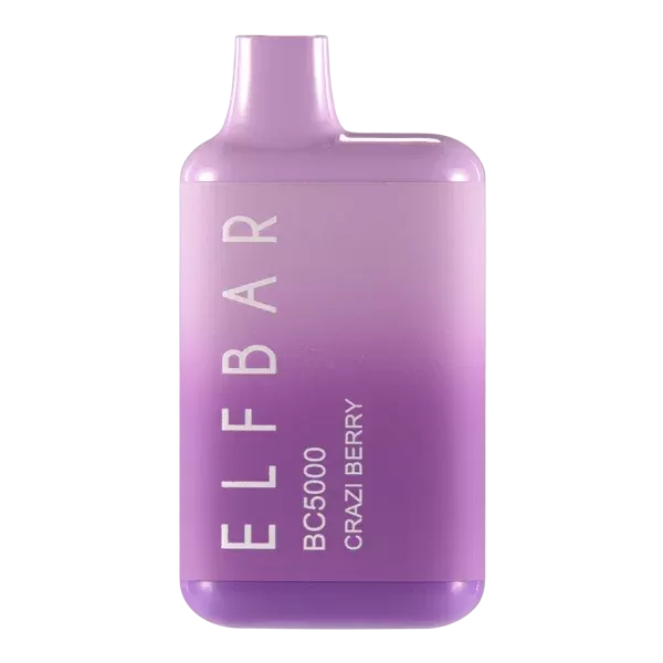 Crazi Berry Elf Bar EB BC5000 Disposable Vape Limited Edition Flavor