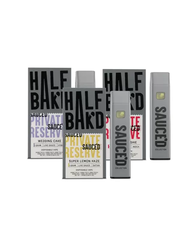 Half Bak’d Sauced Private Reserve Disposable | 1g