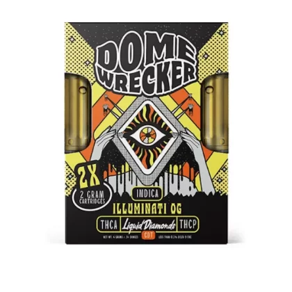 Dome Wrecker Illuminati OG THC-A Duo Cartridges – 4000mg