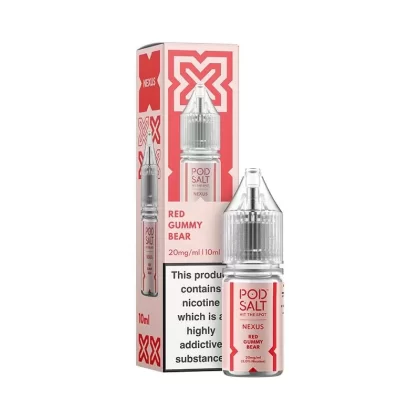 Red Gummy Bear By Nexus Pod Salt 10ml