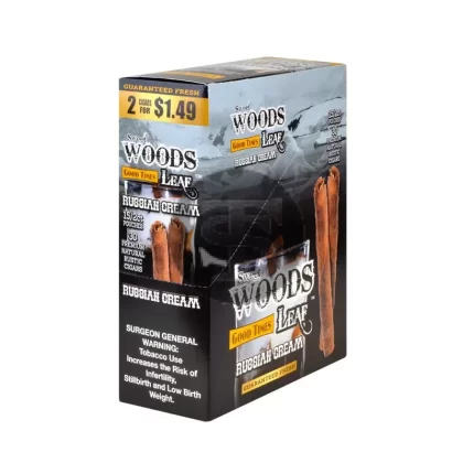 Good Times Sweet Woods 2 For $1.49 Cigarillos 15 Pouches of 2 Russian