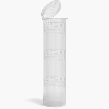 Child Resistant | King Size Pop Wide Plastic Pre-Roll Tubes