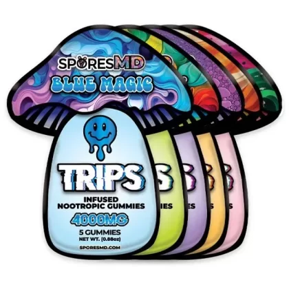 SporesMD Trips Nootropics Gummies 5 Counts
