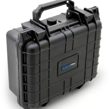 CLOUD/TEN 11″ Smell Proof Hard Travel Case with Padlock Rings and