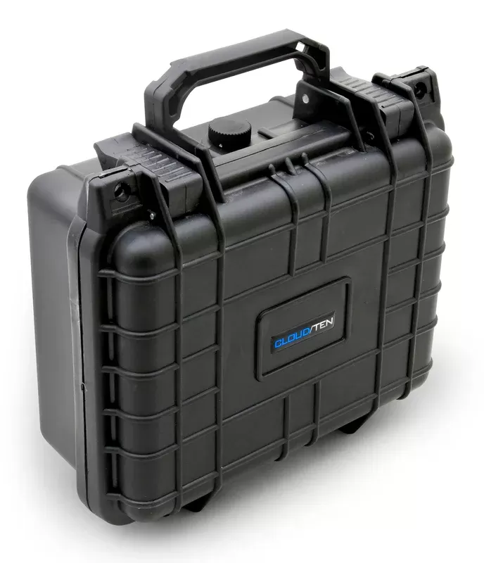 CLOUD/TEN 11″ Smell Proof Hard Travel Case with Padlock Rings and