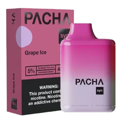 Pacha Syn Disposable by Pachamama – Grape Ice [4500 puffs]