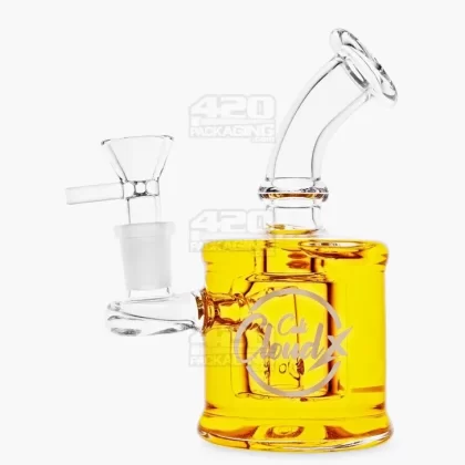 Glycerin Filled Mini Straight Water Pipe w/ Ice Catcher