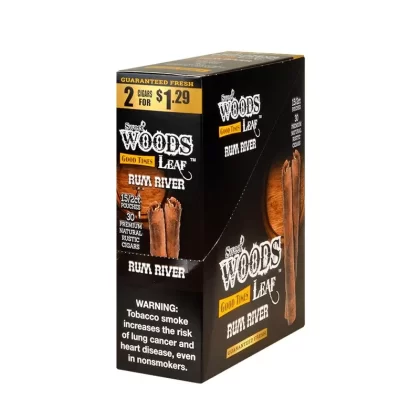 Good Times Sweet Woods Cigarillos 15 Pouches Of 2 Rum River