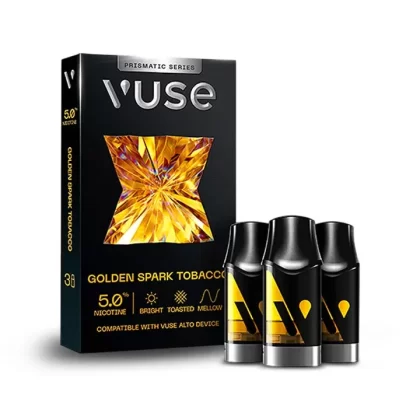 Buy Vuse Prismatic Golden Spark Tobacco 5% 3pk Online