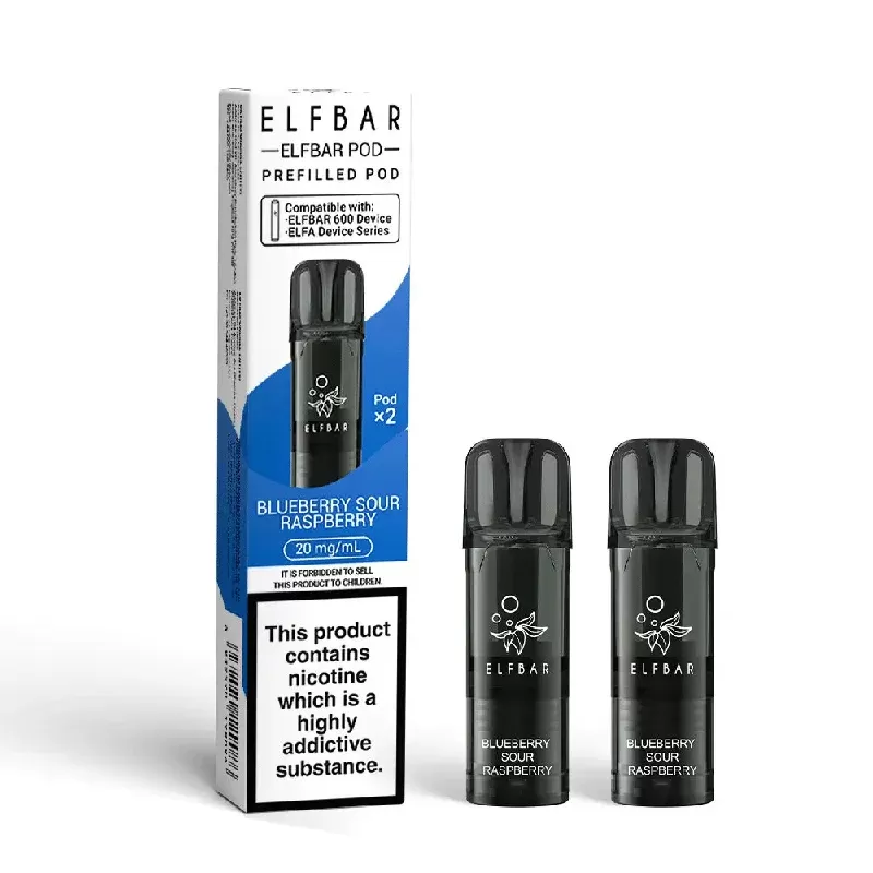 Elf bar 600 Prefilled Pod Blueberry Sour Raspberry