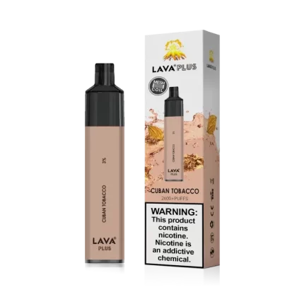 Lava Plus 2600 Puffs Disposable – Cuban Tobacco