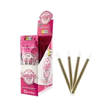 Twisted Hemp™ | Blunt Wraps | 100mm – Various Flavors – 15 Count
