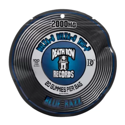 Death Row Signature Blend Blue Razz Gummies – 20ct
