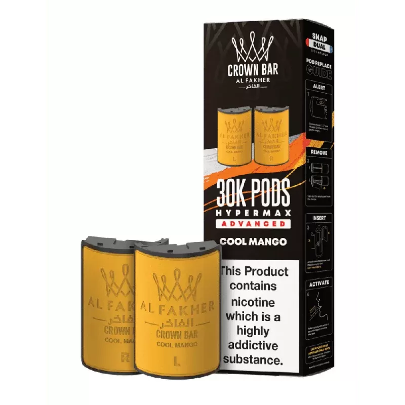 Al Fakher 30k Hypermax Prefilled Pods Cool Mango