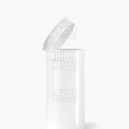 POLLEN GEAR | Child Resistant KSC Opaque White Pop Bottles