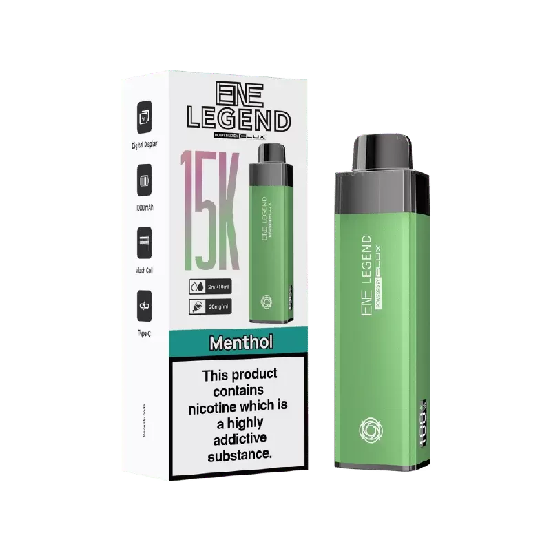 Elux ENE Legend 15k Prefilled Pod Kit Menthol