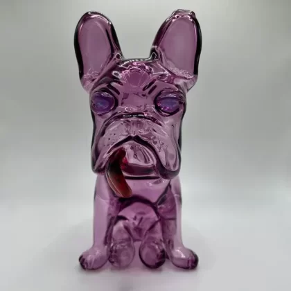 Swanny Glass Purple Frenchie