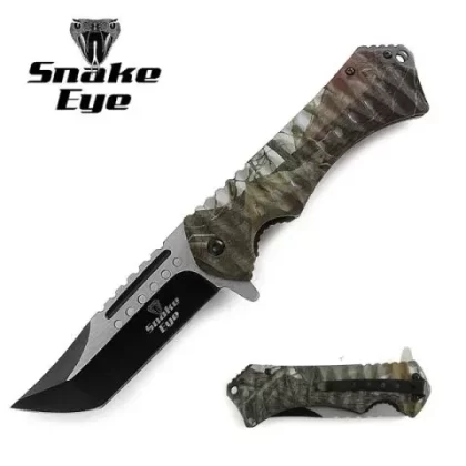 Snake Eye Tactical Spring Assist Knife – Camo