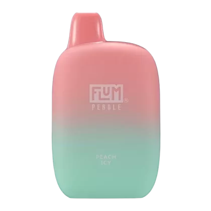 Peach Icy Flum Pebble 6000 Puffs Rechargeable Disposable Vape 14ML