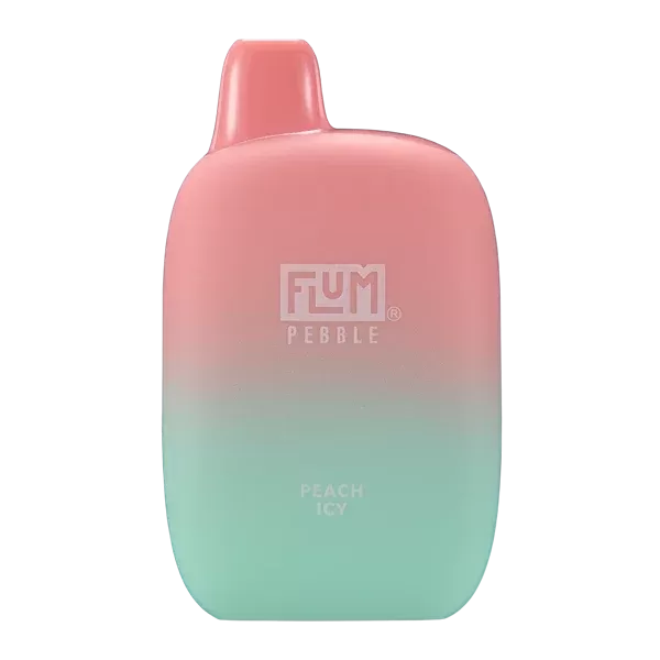 Peach Icy Flum Pebble 6000 Puffs Rechargeable Disposable Vape 14ML