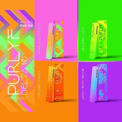 Purlyf | Delta 10 THC Rechargeable Disposables – 2g