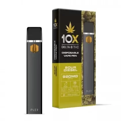 920mg D8 Vape Pen – Sour Diesel – Sativa – 1ml – 10X