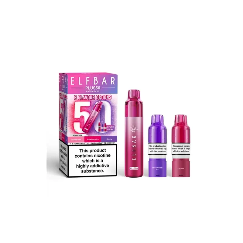 ELF BAR Plus 50 Prefilled Pod Kit Red Edition