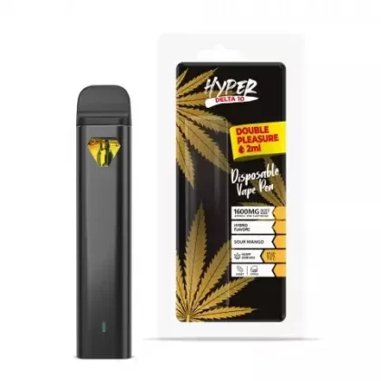 D10, D8 Vape Pen – 1600mg – Sour Mango – Hybrid – 2ml – Hyper