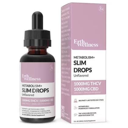 Erth Wellness | THCV + CBD Metabolism+ Slim Drops – 2000mg