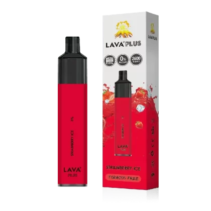 Lava Plus 2600 Puffs Disposable Zero Nicotine 0% – Strawberry Ice