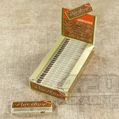 Pure Hemp Rolling Papers 1 1-4 size unbleached