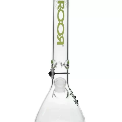 14″ ROOR Green 45x5mm Beaker Bong