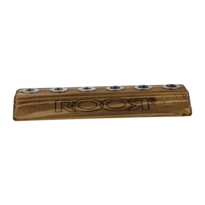 RooR® | Wooden Bowl Holder | 14mm/19mm – 6 Hole – Dark Wood