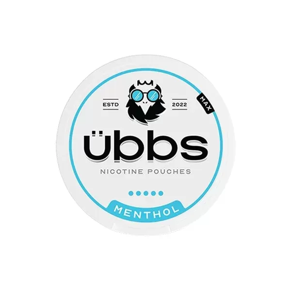 Übbs 14 mg Menthol Max Strength Nikotinbeutel – Packung mit 20 Stück