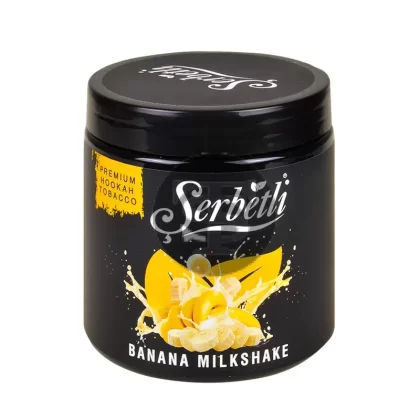 Serbetli Premium Hookah Tobacco 250g Banana Milkshake
