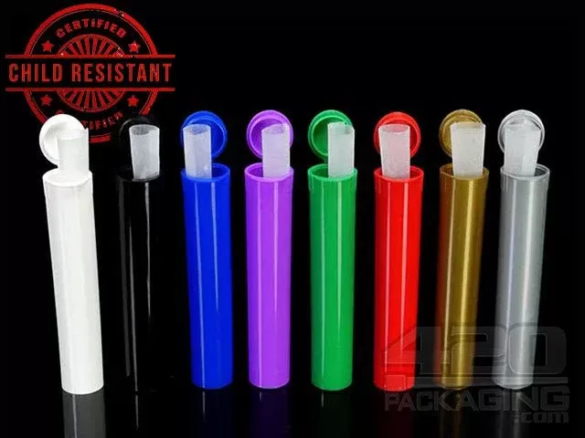 SQUEEZETOPS® | Child Resistant Pop Plastic Pre-Roll Tubes