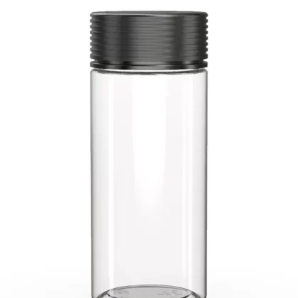 CHUBBY GORILLA | Child Resistant Clear Plastic Spiral Jar w/ Black Cap