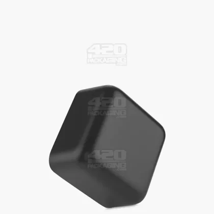 Child Resistant | Square Push Down & Turn Plastic Caps w/ Foam Liner