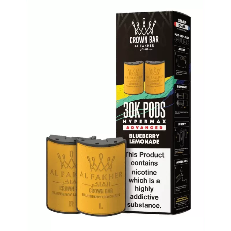 Al Fakher 30k Hypermax Prefilled Pods Blueberry Lemonade