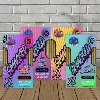 Purlyf Live Resin Smacked Blend Vape Cartridge 4g